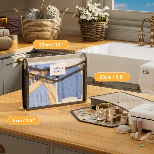 Thumbnail 4 de A4 Plastic Wallets 6‑Pack