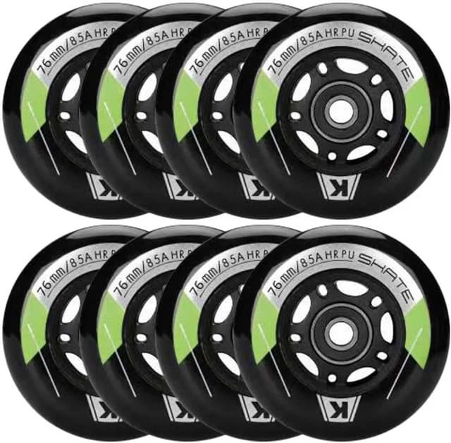 Detalle de Inline Skate Rollen 80/76/72mm 8er Satz