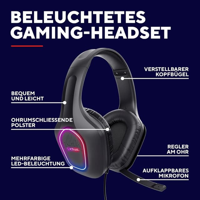 Detalle 2 de Trust GXT 419 Rayne Gaming Headset