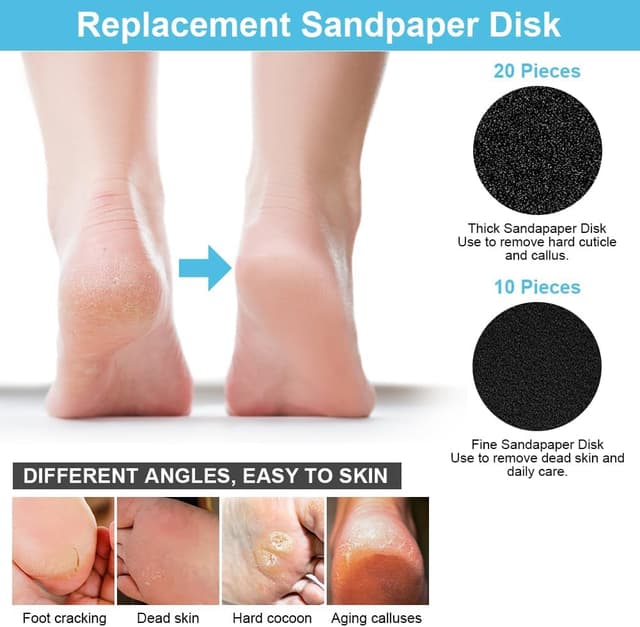 Thumbnail 4 de ACWOO Electric Foot File 6‑Speed