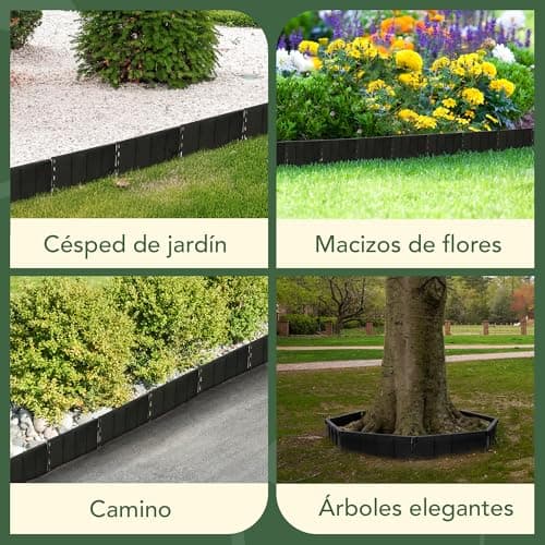 Thumbnail 8 de GARDENIX Borde de césped fácil de instalar 10,3 m