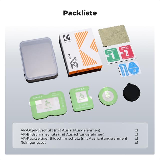 Thumbnail 6 de K&F Concept AR Displayschutzfolie Osmo Action 6