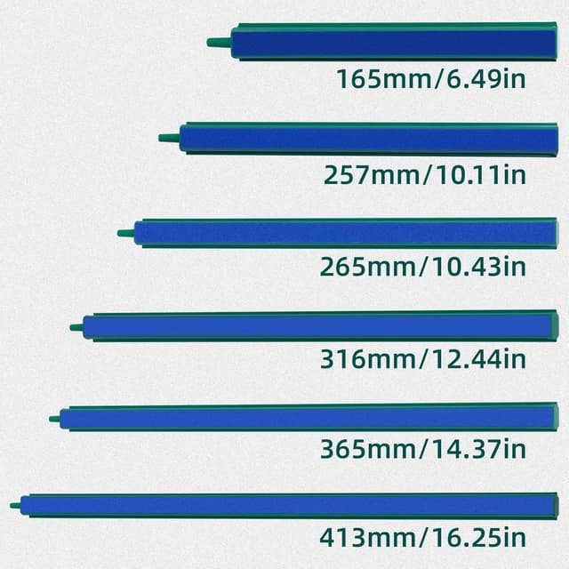 Thumbnail 2 de Uotyle 2pcs Blue Mineral Air Bubbler for Aquarium 🐟