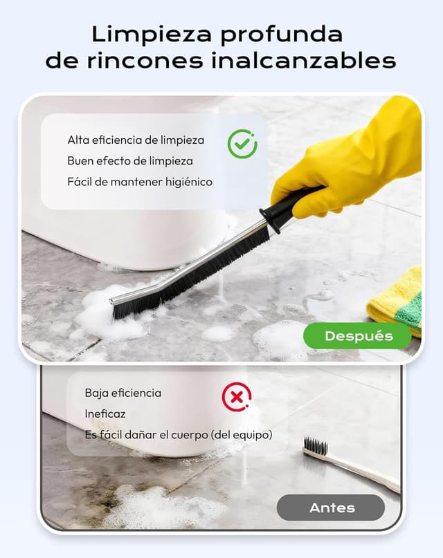 Thumbnail 2 de Cepillo juntas limpieza hogar 10 unidades