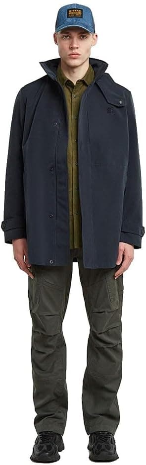 Detalle 2 de G-STAR Herren Garber Trench Unpadded Jacket – bequeme Passform mit originellem Look