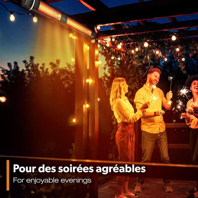 Thumbnail 5 de TRESKO Radiateur infrarouge 3000W pour terrasse