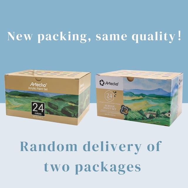 Thumbnail 1 de Artecho Pinturas Acrílicas 24 x 59 ml set