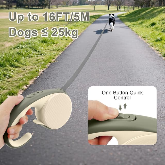 Thumbnail 4 de Doklasu Retractable Dog Leash 5m with One-Hand Brake
