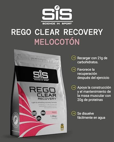 Thumbnail 1 de Science in Sport Rego Clear Isolate 1,38 kg Melocotón — bebida regeneradora en polvo 🥤
