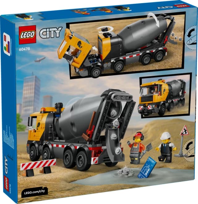 Thumbnail 10 de LEGO City Betonmischer 60478 mit 371 Teilen