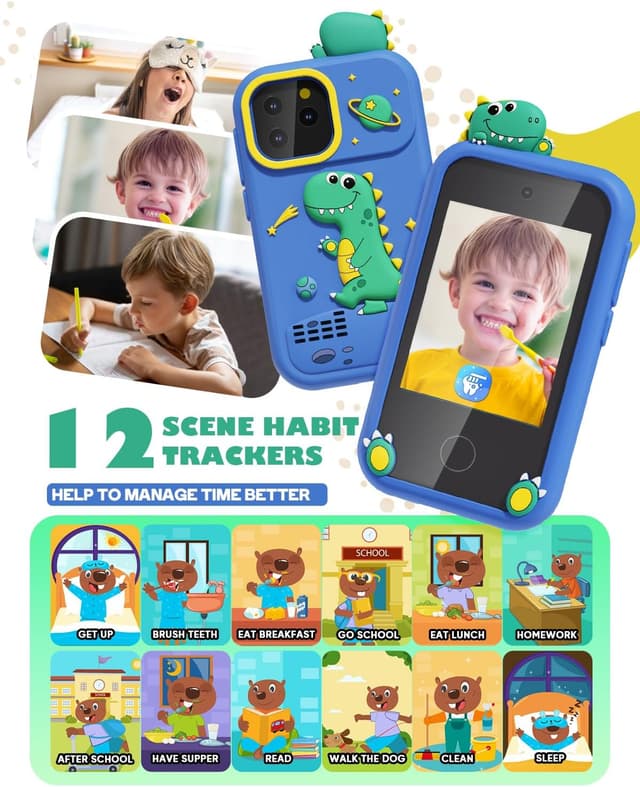 Thumbnail 5 de Kids Smart Phone Toy 2.8in Touchscreen