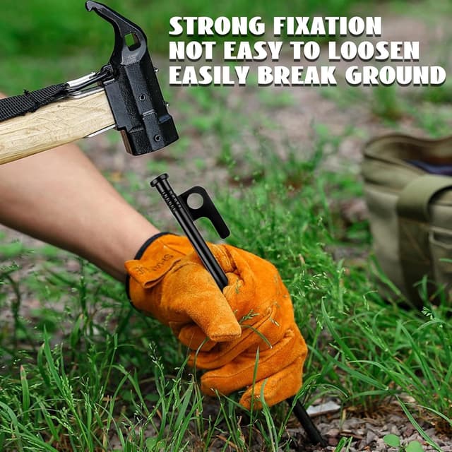 Thumbnail 6 de goldmiky Piquets de Tente Robustes 25 cm