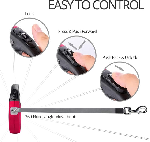 Detalle 2 de CFMOUR Retractable Dog Lead 5m 20kg