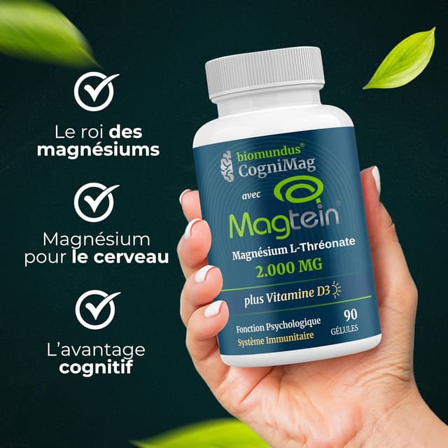 Detalle de L-Thréonate de magnésium 2000 mg cérébrale