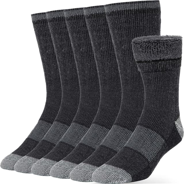 Detalle de Alvada Warm Thermal Wool Socks for Winter Moisture Wicking Cozy Boot Socks