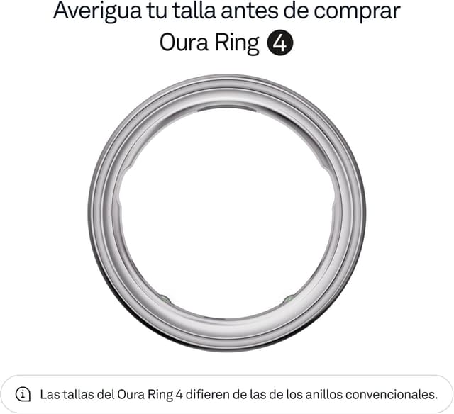 Thumbnail 1 de OURA Ring 4 Silver Talla 10 💤🧠 Monitoriza sueño y estrés