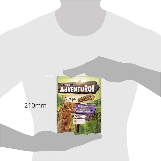 Detalle de Purina Adventuros Strips Snacks 6×90 g