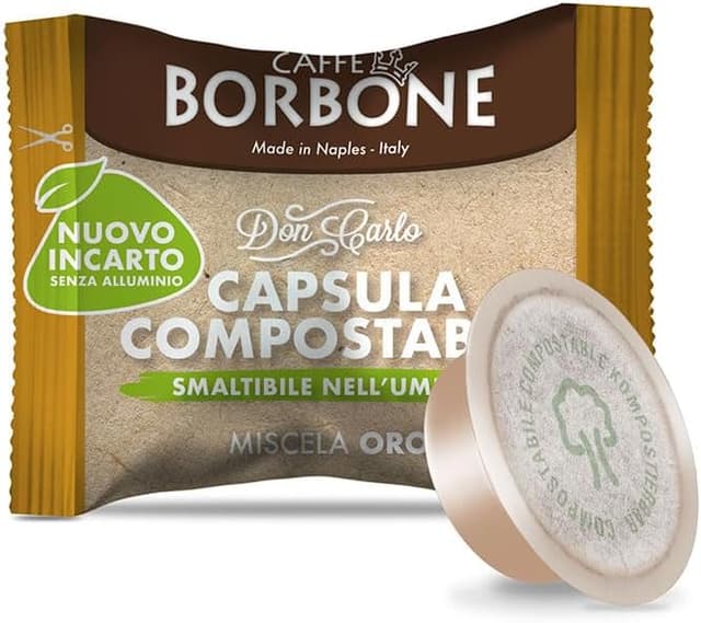 Imagen de Caffè Borbone Don Carlo ☕️ Cápsulas Compostables, 100 U. en OfertitasTOP