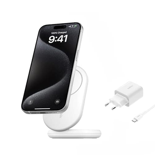 Imagen de Belkin BoostCharge Cargador inalámbrico 15 W para iPhone 📱 en OfertitasTOP