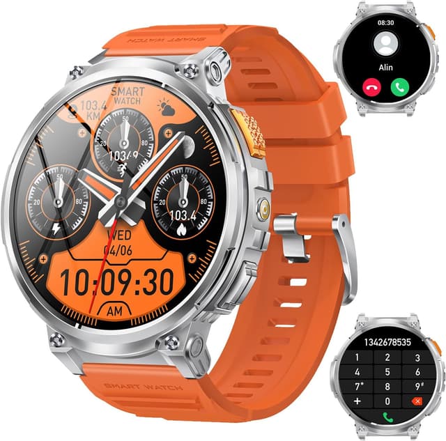 Thumbnail 6 de Montre connectée homme avec appels Bluetooth et écran HD 1,85" – Étanchéité IP68, batterie 730 mAh