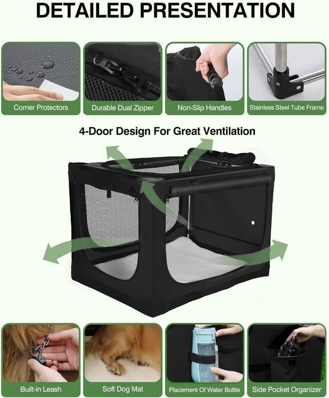 Thumbnail 6 de Derimkcoa 76 x 54 x 54cm dog crate