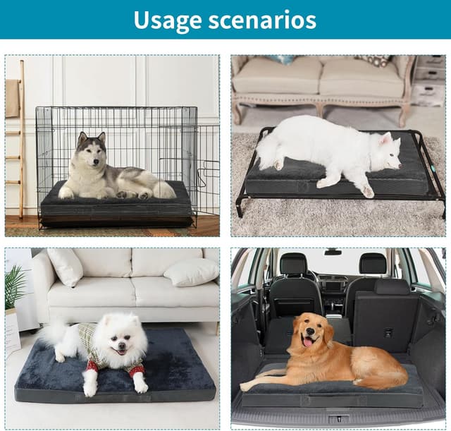 Thumbnail 5 de Nepfaivy Dog Bed Extra Large 105×70×7.5cm