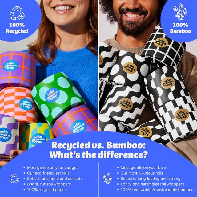 Thumbnail 6 de Who Gives A Crap 100% Recycled Toilet Roll