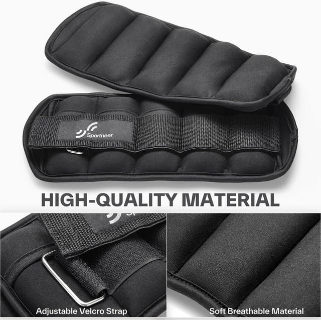 Detalle de Sportneer ankle weights 0.45kg to 2.25kg