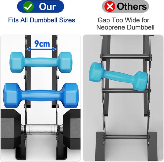 Thumbnail 6 de Supporto manubri 4 livelli 73 cm