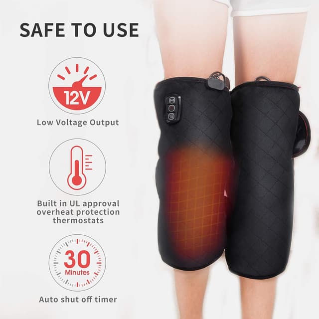 Detalle 2 de COMFIER Heated Knee Massager with Heating Pad