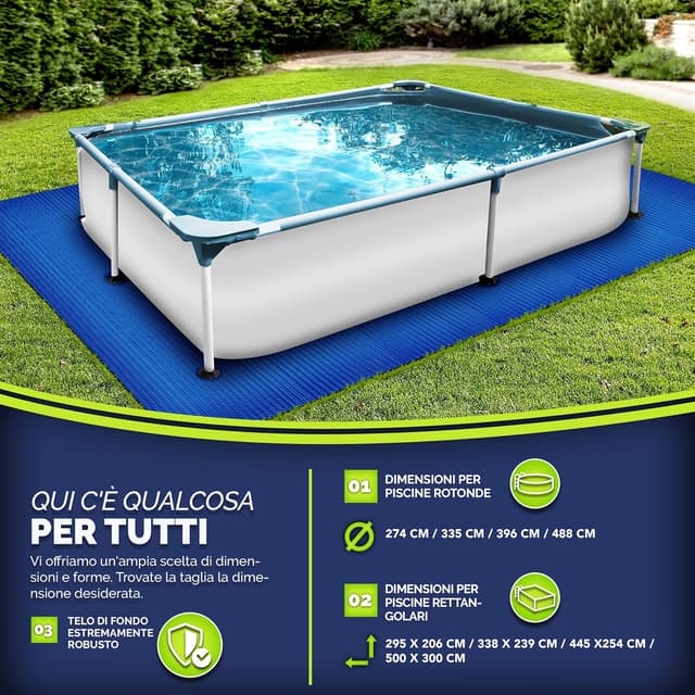 Thumbnail 6 de tillvex Premium Telone per piscina 335 x 335 cm 🏊