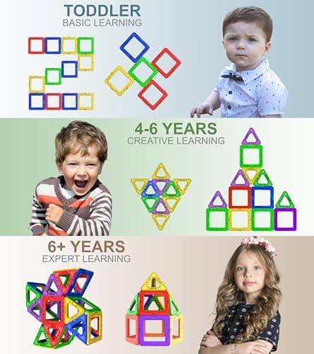 Thumbnail 1 de Jeu de blocs magnétiques STEM 40 pièces ⚙