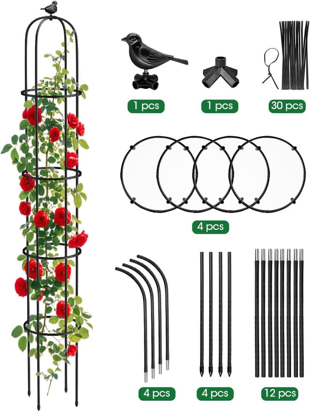 Detalle de MYMULIKE Trellis for climbing plants 189 cm