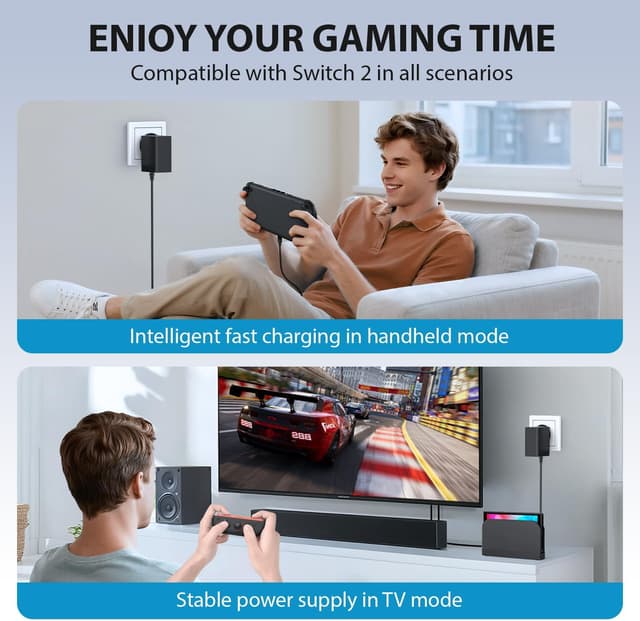 Thumbnail 4 de 60W Switch Netzteil für Switch 2, 2 Stunden Ladezeit