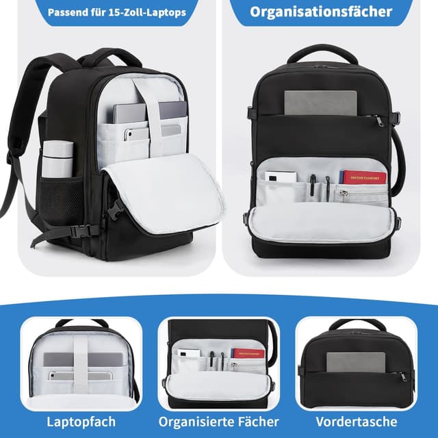 Thumbnail 4 de ZOMFELT Ryanair Handgepäck 40x30x20 Rucksack