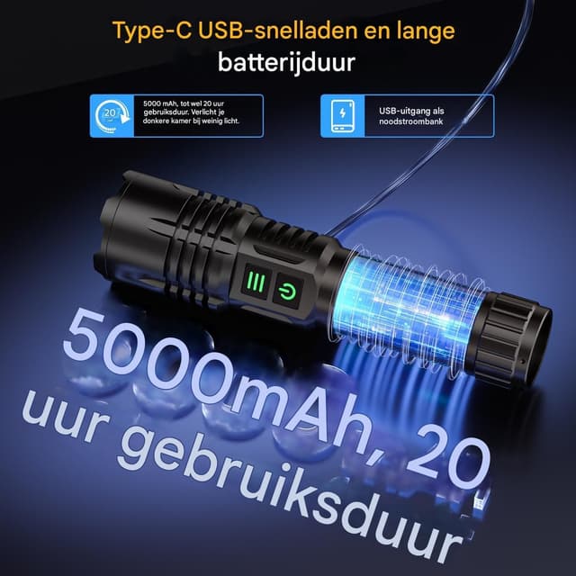 Thumbnail 2 de Karrong 395nm UV Taschenlampe 4500mAh