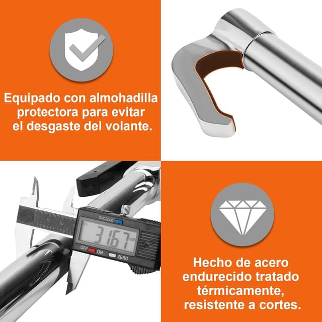 Thumbnail 3 de Tevlaphee Bloqueo Coche Antirrobo 92 cm