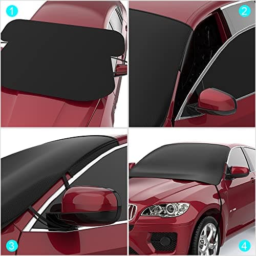 Thumbnail 4 de Frontscheibenabdeckung 175×120 cm Schneeschutz für Auto ❄️