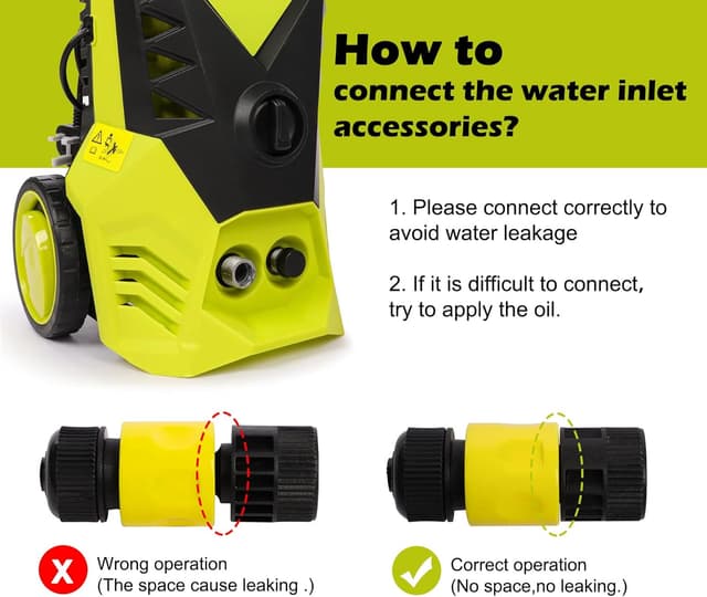 Thumbnail 4 de 2000W Pressure Washer 150 Bar 450 L/h