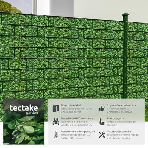 Thumbnail 1 de tectake® Rollo Aislamiento PVC 19cm 🌿 Privacidad y UV