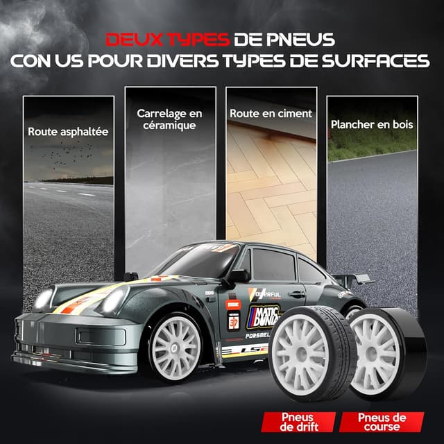 Thumbnail 4 de HappyGoLucky Voiture Télécommandée Drift 1:24 10-15KM/H