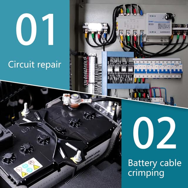 Thumbnail 2 de AMZCNC hydraulic crimper 3/0 AWG