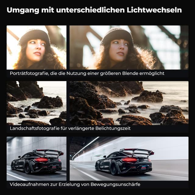 Detalle de K&F CONCEPT Nano-X 77mm ND2-400 variabler ND Filter