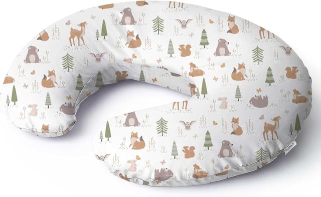 Detalle de Niimo Nursing Pillow (Oeko-TEX® Standard 100) – ergonomic baby support for breastfeeding & bottle-feeding