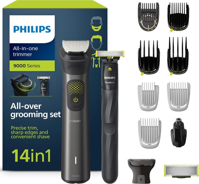 Thumbnail 6 de PHILIPS Multigroom 9000 Barttrimmer 27 LĂ€ngen đȘ