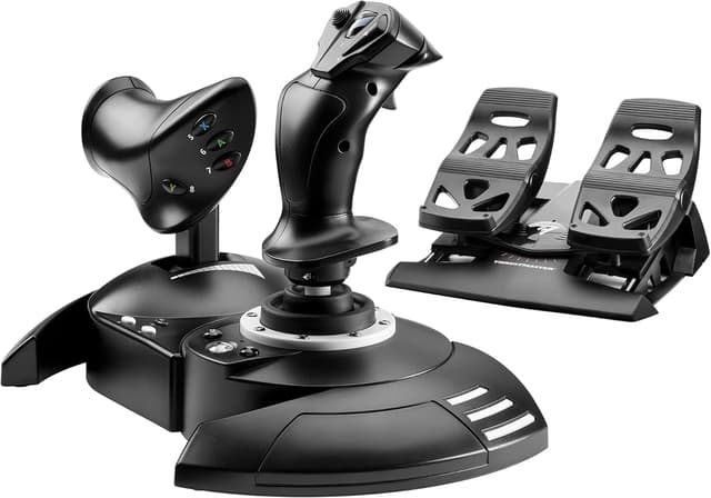 Detalle de Thrustmaster T.Flight Full Kit X : manette de vol complète avec pédales et accélérateur pour Xbox et PC