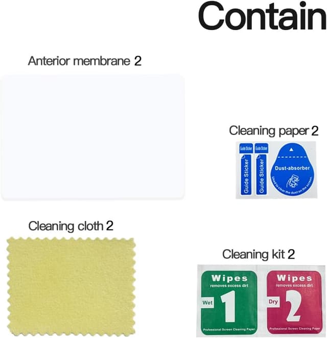 Detalle 2 de TUCANA 2PCS tempered glass screen protector for Sony A7 IV (Alpha 7 IV) LCD