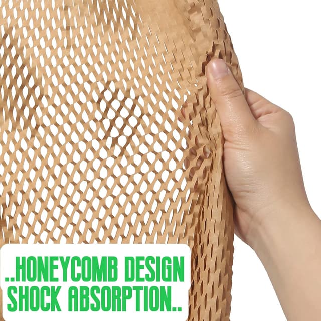 Detalle de Honeycomb Packaging Paper 30cm x 30m wrap