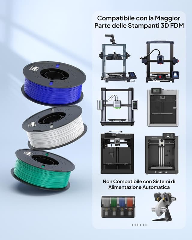 Thumbnail 5 de ELEGOO TPU 95A filamento flessibile 1,75 mm 1 kg 🖨