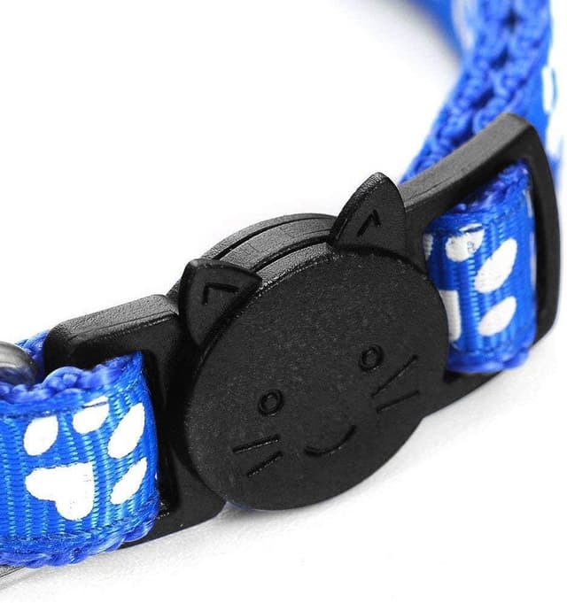Detalle de BOW CALICO Reflective Cat Collar 19-32 cm